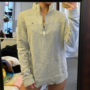 Gray Vineyard Vines QuarterZip